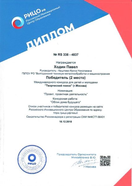 Диплом Ходин Павел